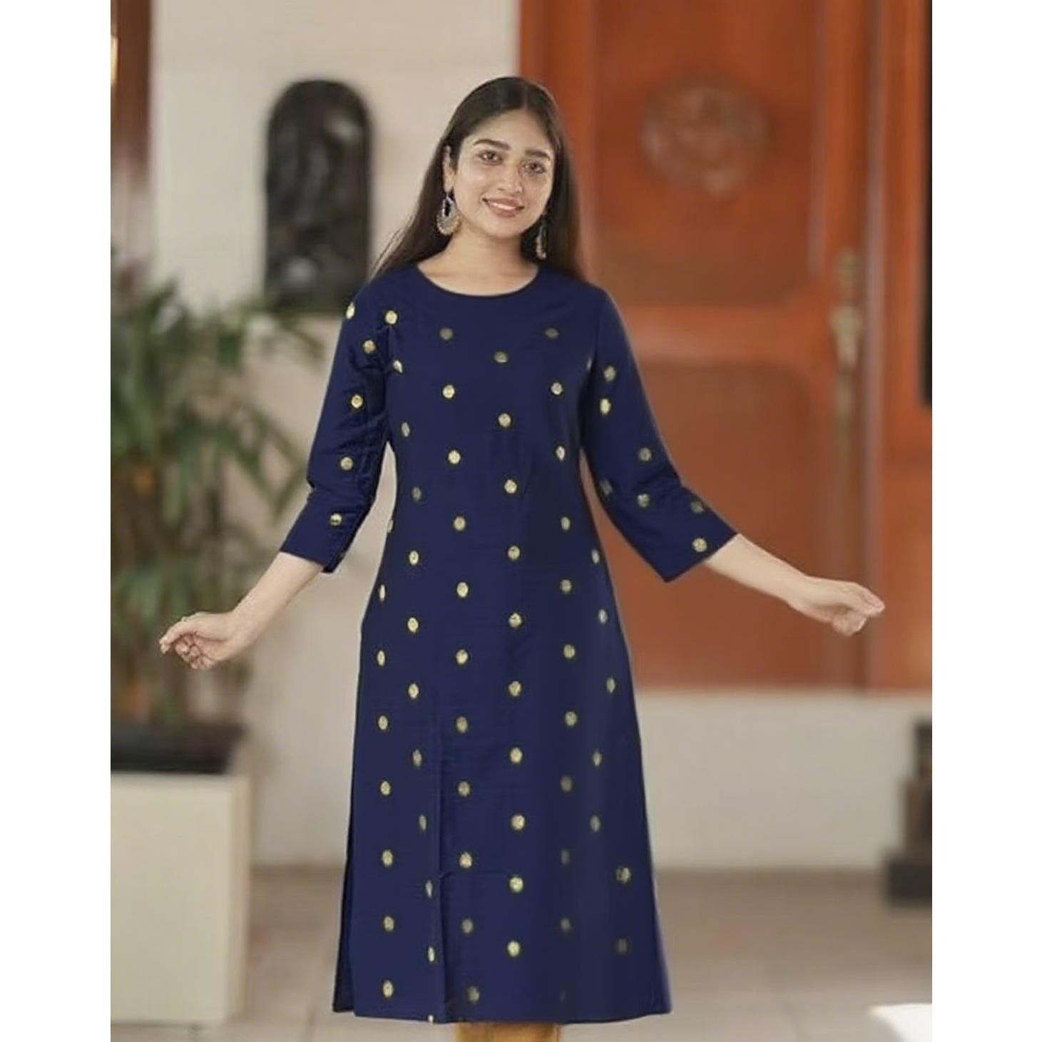 Ethnic Fashion Kurtis - Muslim Kurt Women's Fashion Comfortable Dress