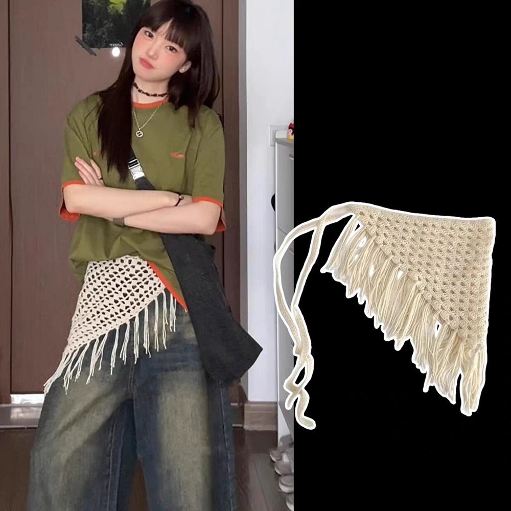 Y2K Ethnic Fashion - Fashion Tassels Fringe Waist Belt Exquisite