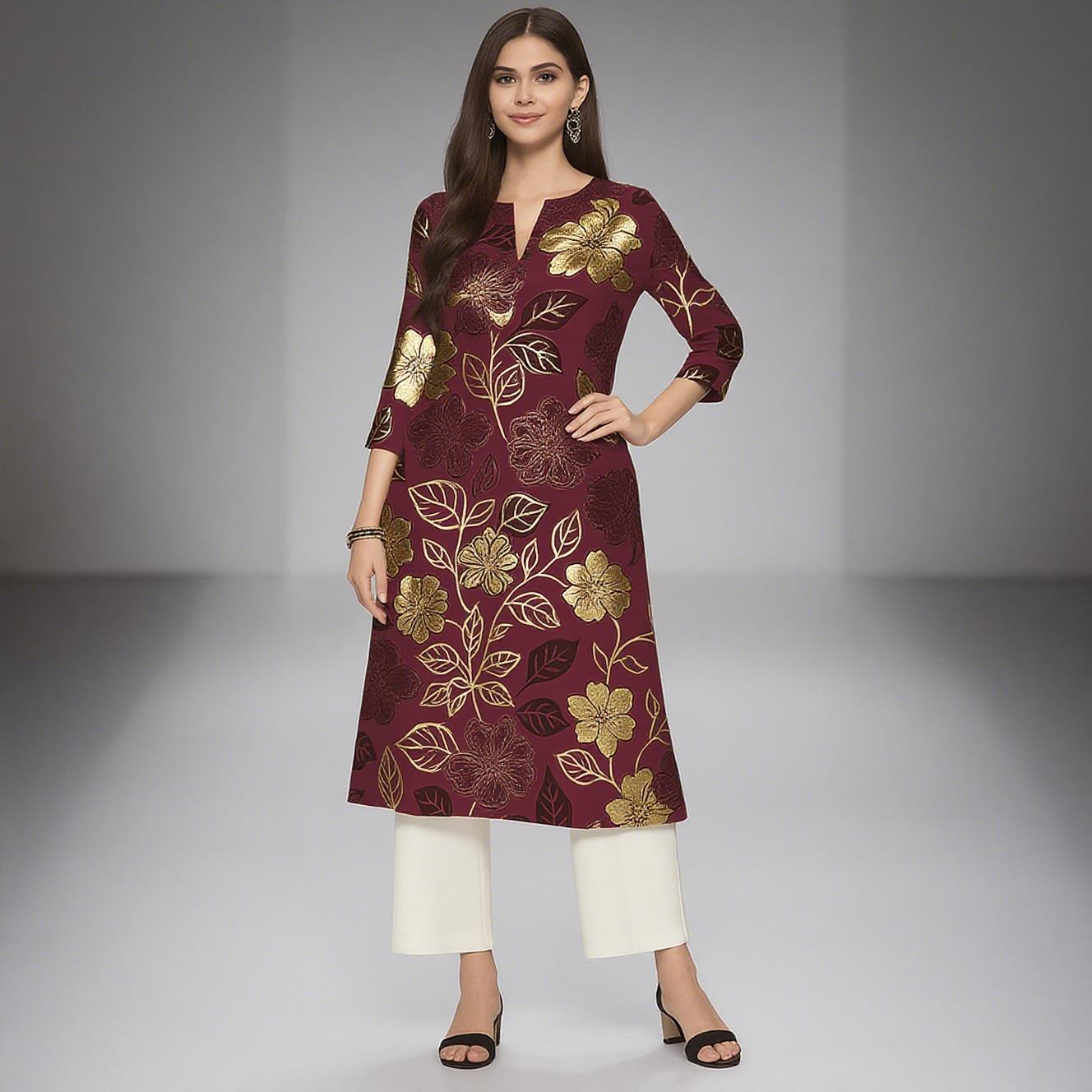 Muslim Women's Kurt Casual Fas - огляд і ціна Ethnic Fashion Kurtis