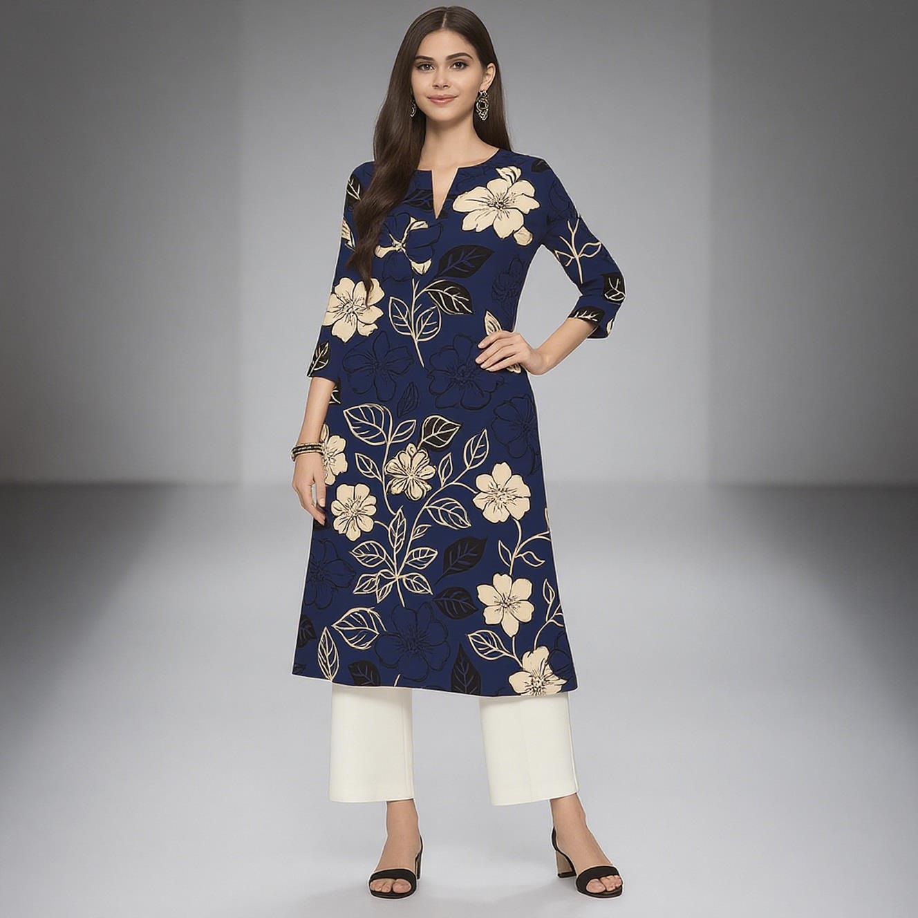 Muslim Women's Kurt Casual Fas - огляд і ціна Ethnic Fashion Kurtis