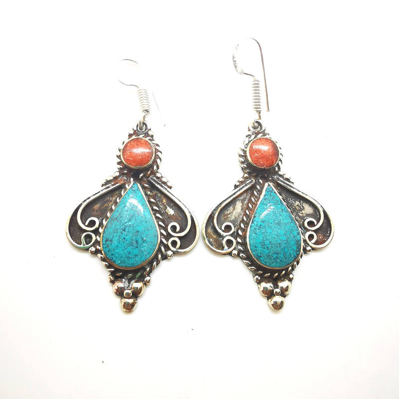 E007 Indian Vintage Hand Earri - огляд і ціна Ethnic Fashion Com