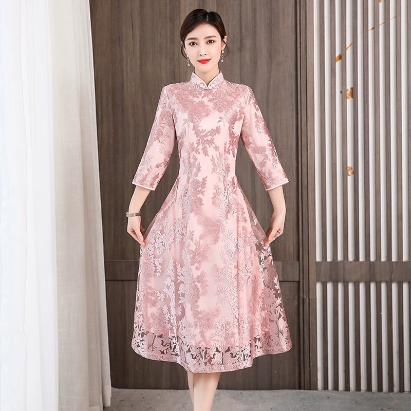 Elegant Women Aodai Vietnam Ch - огляд і ціна Ao Dai Vietnam Dress