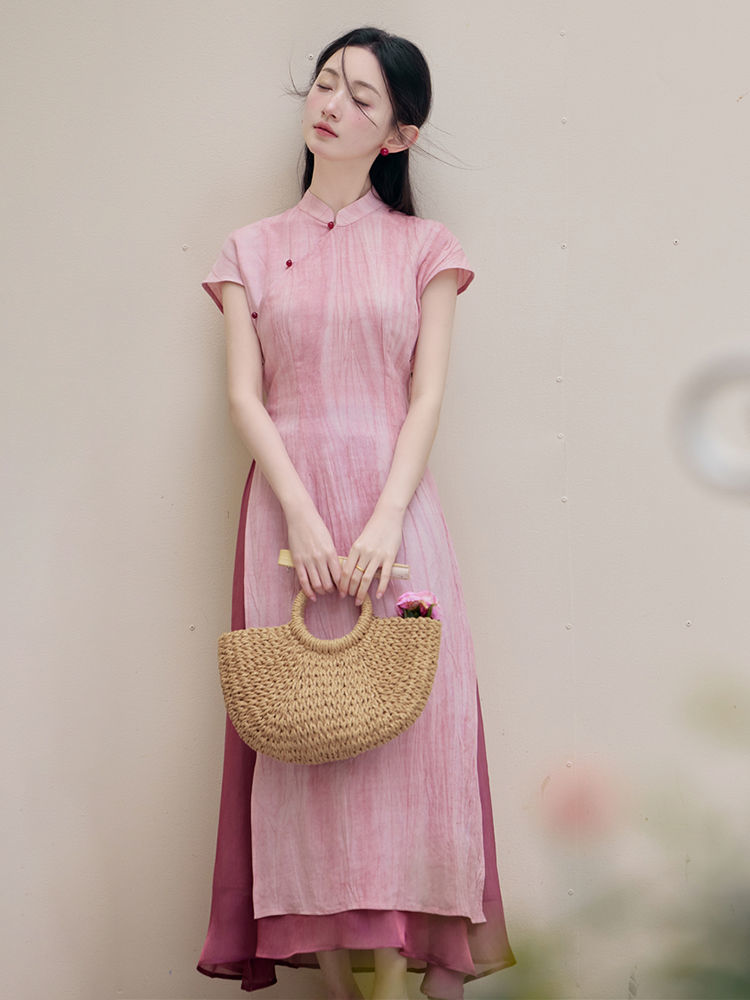 Spring summer vietnam aodai ch - огляд і ціна Ao Dai Vietnam Dress