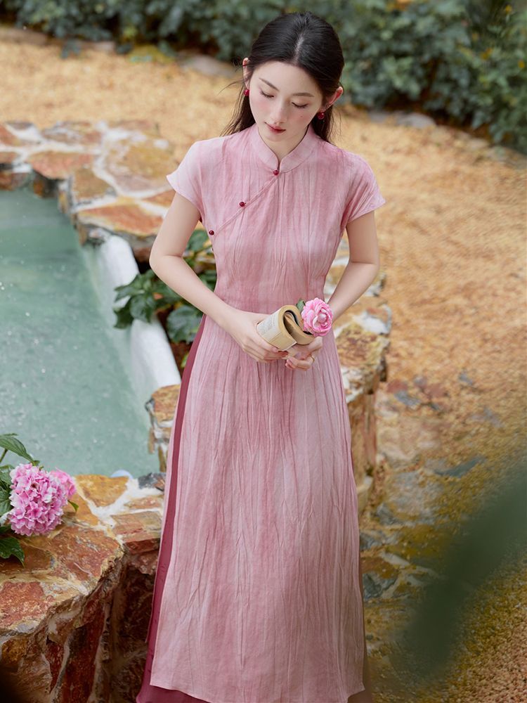 Spring summer vietnam aodai ch - огляд і ціна Ao Dai Vietnam Dress