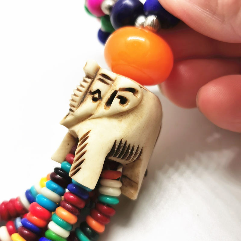 Tibetan Jewelry Rainbow Yak Bo - огляд і ціна Ethnic Fashion Com