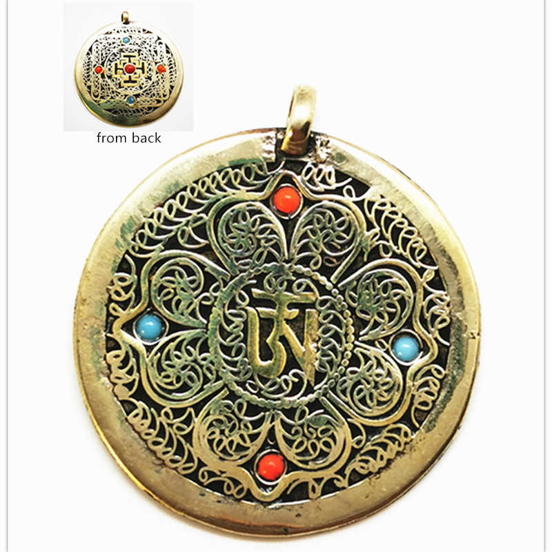 Tibetan OM Mantras Amulet Copp - огляд і ціна Ethnic Fashion Com