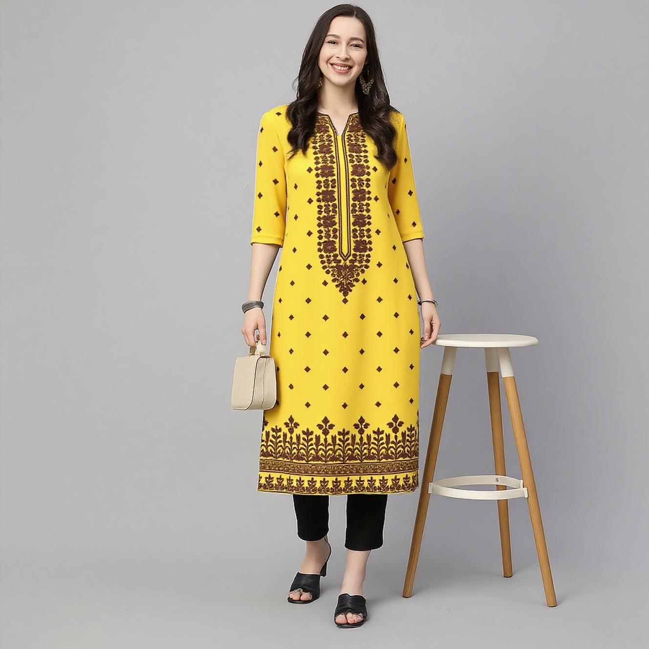 Muslim Kurt Flowers Women's Fa - огляд і ціна Ethnic Fashion Kurtis