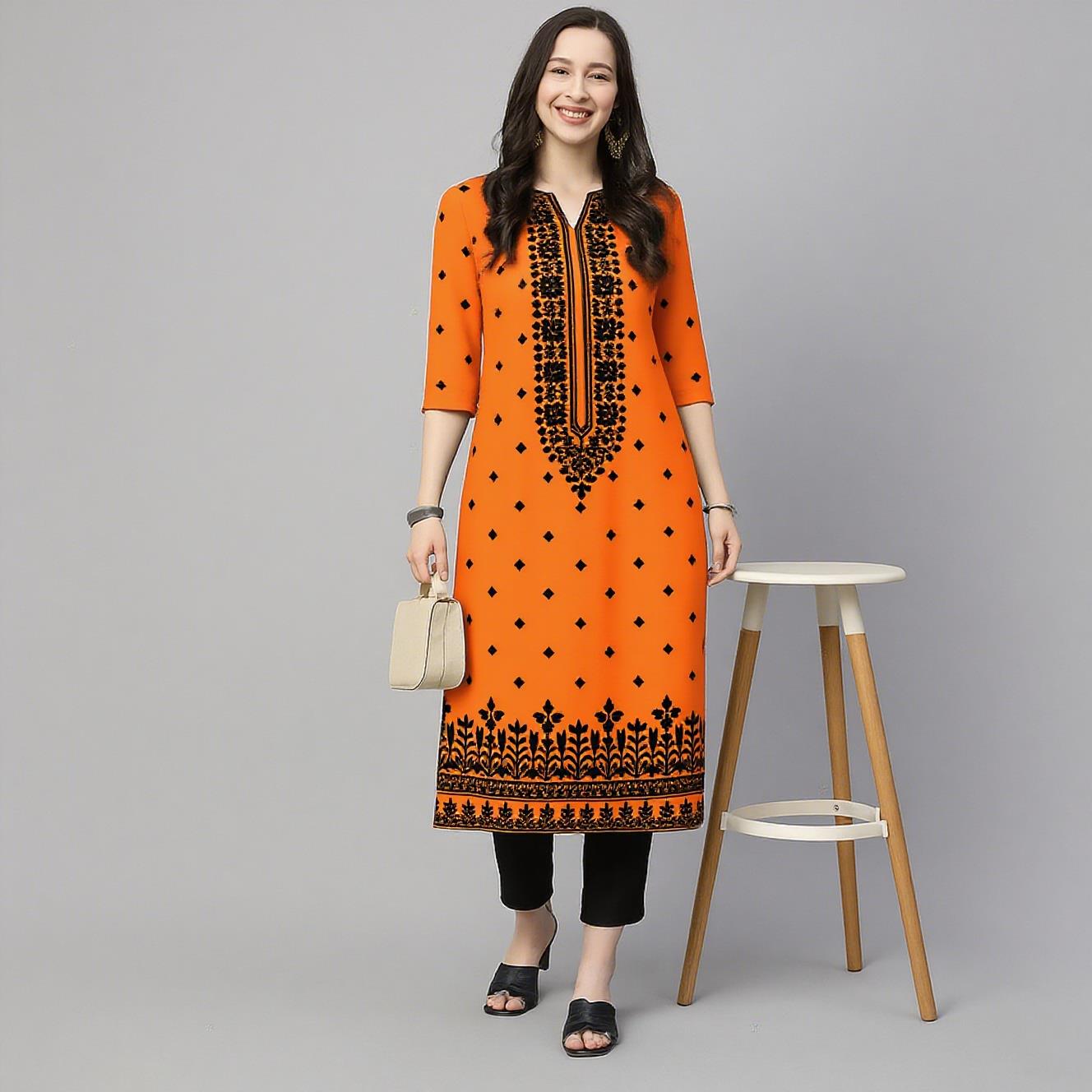 Muslim Kurt Flowers Women's Fa - огляд і ціна Ethnic Fashion Kurtis