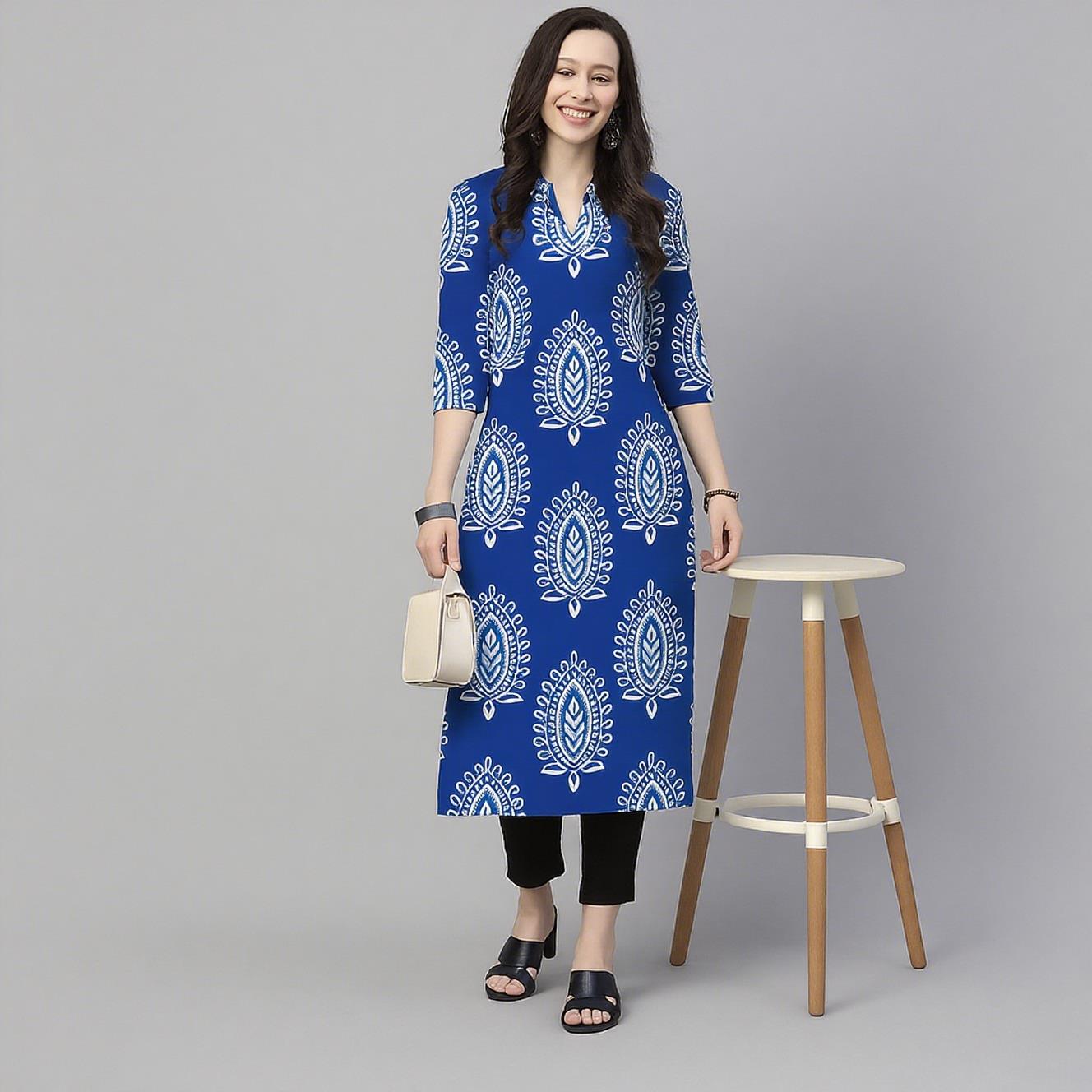 Muslim Kurt Flowers Women's Fa - огляд і ціна Ethnic Fashion Kurtis