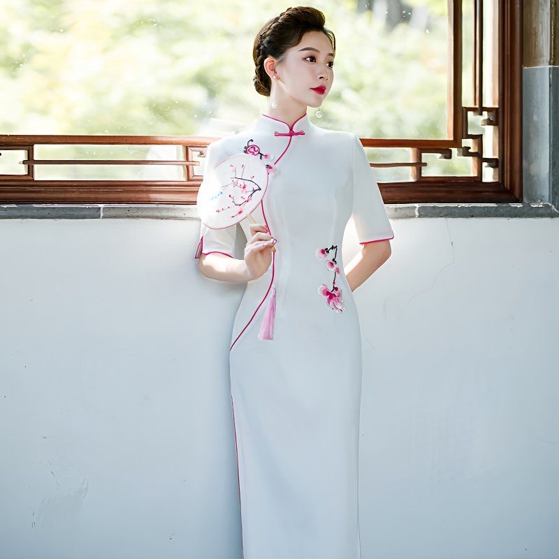 Woman Aodai Vietnam Dress Shor - огляд і ціна Ao Dai Vietnam Dress