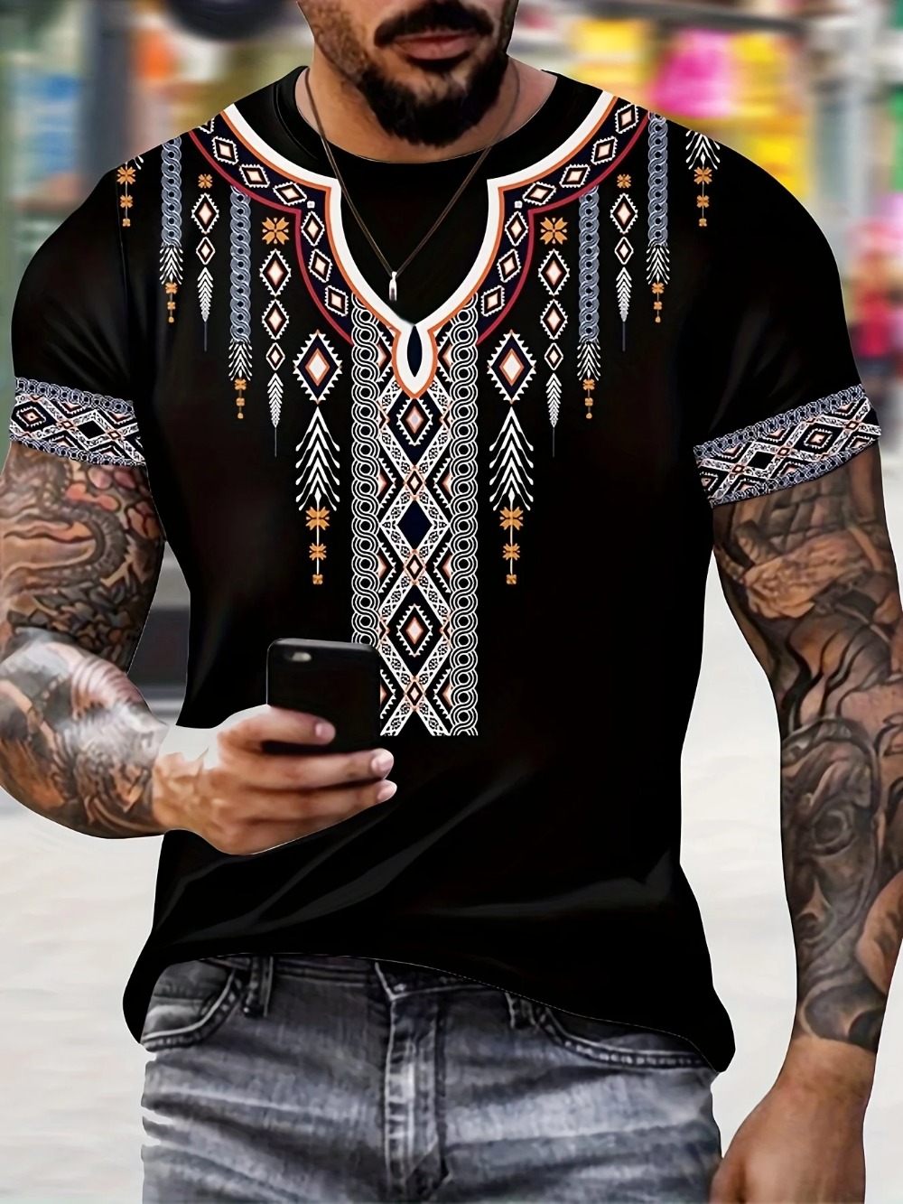 Ethnic Style Pattern Creative  - огляд і ціна Y2K Ethnic Fashion