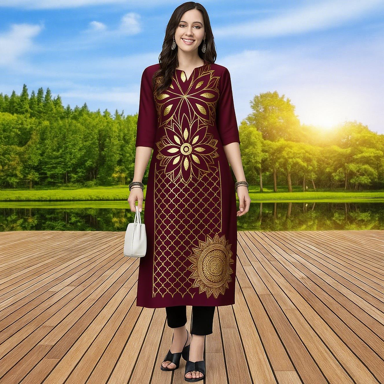 Muslim Kurtta Women's Fashiona - огляд і ціна Ethnic Fashion Kurtis