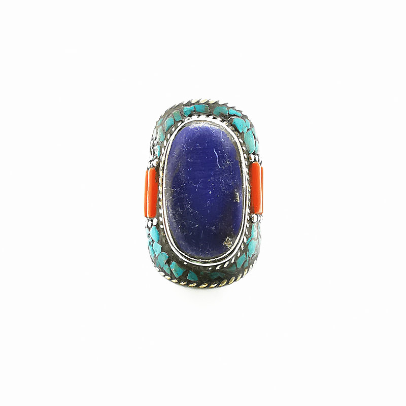 Tibetan Big Rings for Man Whit - огляд і ціна Ethnic Fashion Com