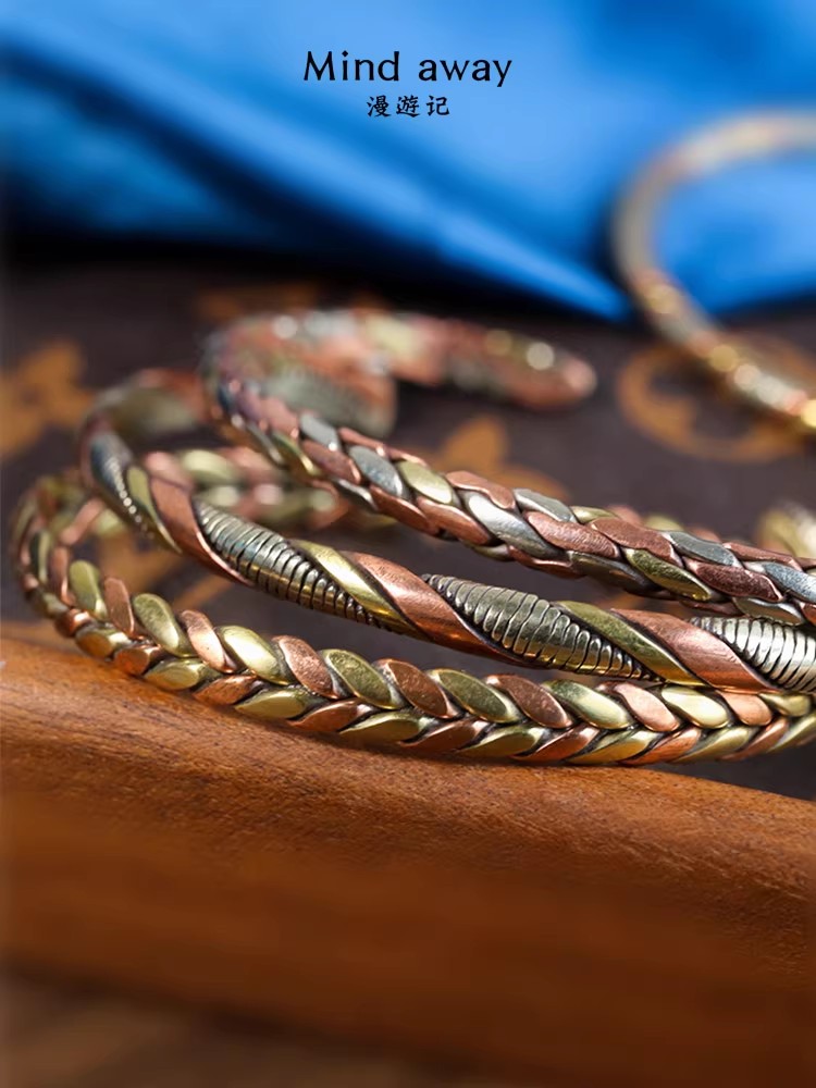 Indian Jewelry Red Copper Wrap - огляд і ціна Ethnic Fashion Com