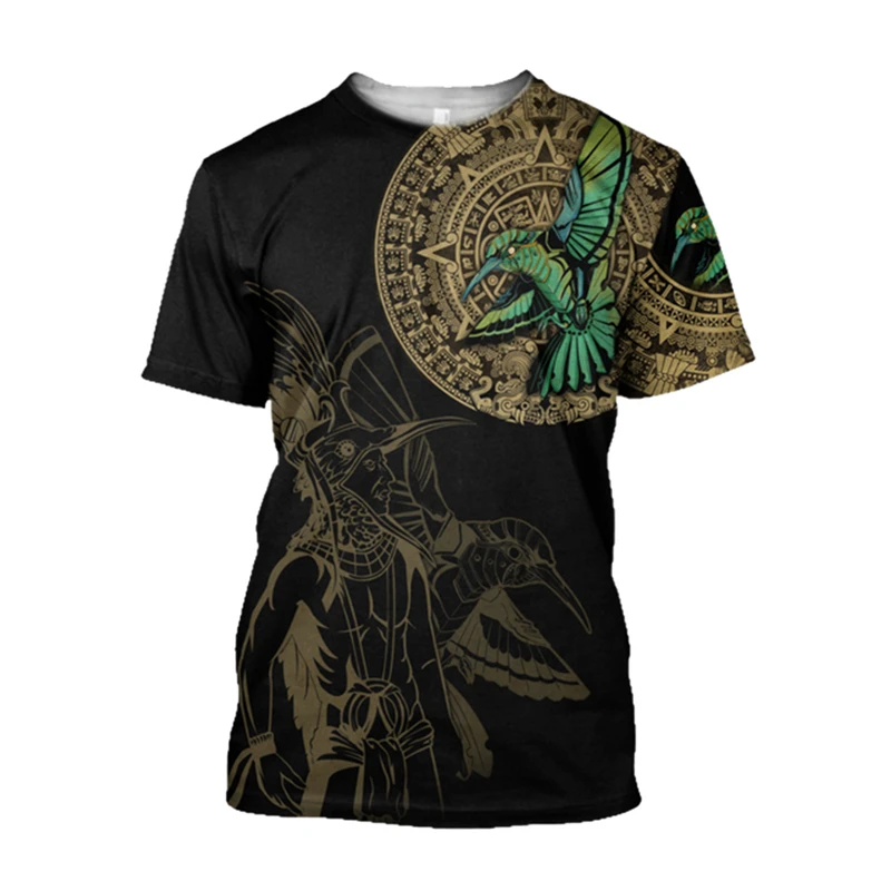 Retro Ethnic Aztec Mexico T-sh - огляд і ціна Men'S Ethnic Fashion Trends