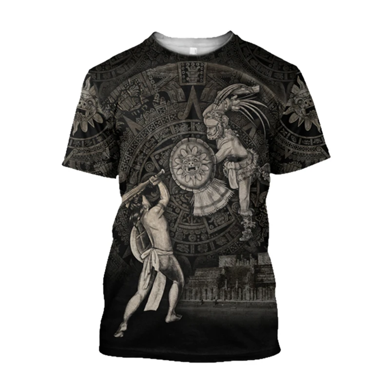 Retro Ethnic Aztec Mexico T-sh - огляд і ціна Men'S Ethnic Fashion Trends