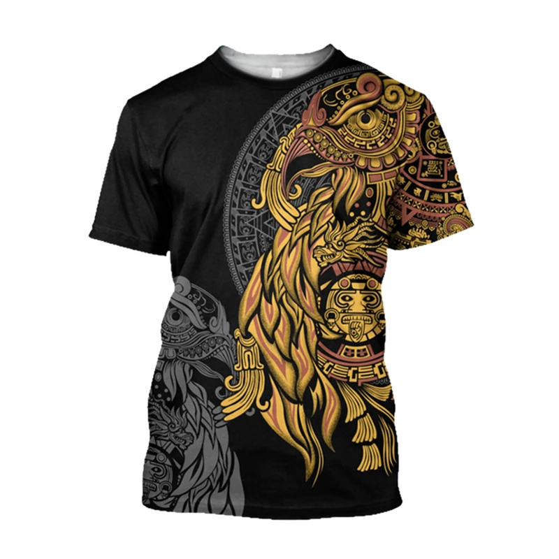 Retro Ethnic Aztec Mexico T-sh - огляд і ціна Men'S Ethnic Fashion Trends