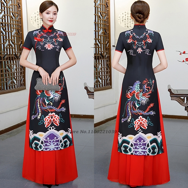 2026 chinese improved qipao dr - огляд і ціна Ao Dai Vietnam Dress