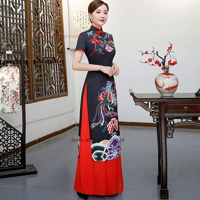 2026 chinese improved qipao dr - огляд і ціна Ao Dai Vietnam Dress