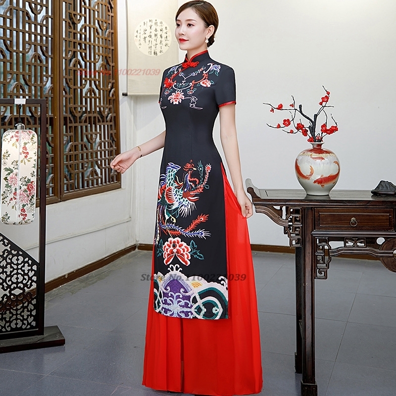 2026 chinese improved qipao dr - огляд і ціна Ao Dai Vietnam Dress