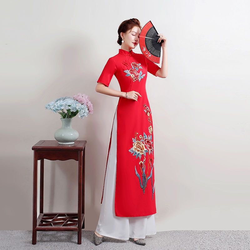 Summer Women Traditional Vietn - огляд і ціна Ao Dai Vietnam Dress