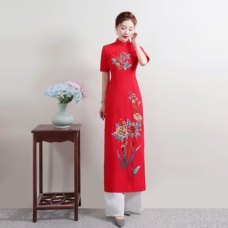 Summer Women Traditional Vietn - огляд і ціна Ao Dai Vietnam Dress