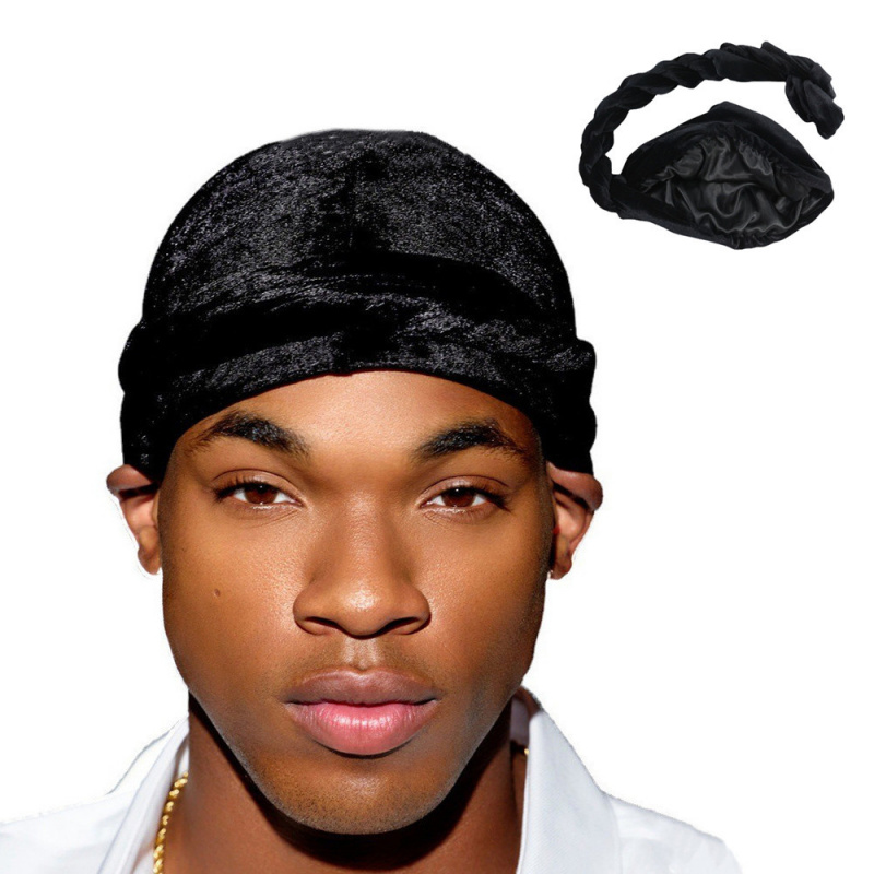 Solid Color Men's Velvet Head  - огляд і ціна Ethnic Fashion Designer