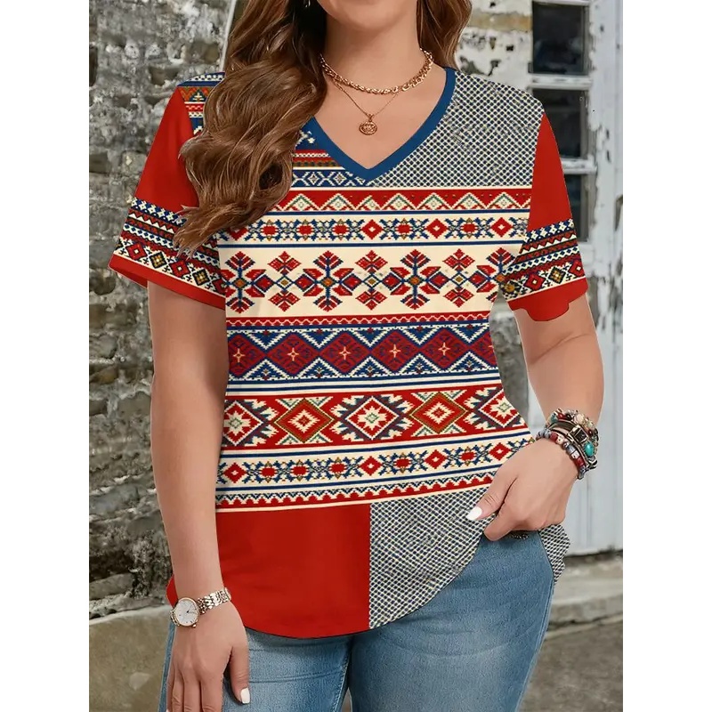 Ethnic style t-shirts with 3D  - огляд і ціна Y2K Ethnic Fashion