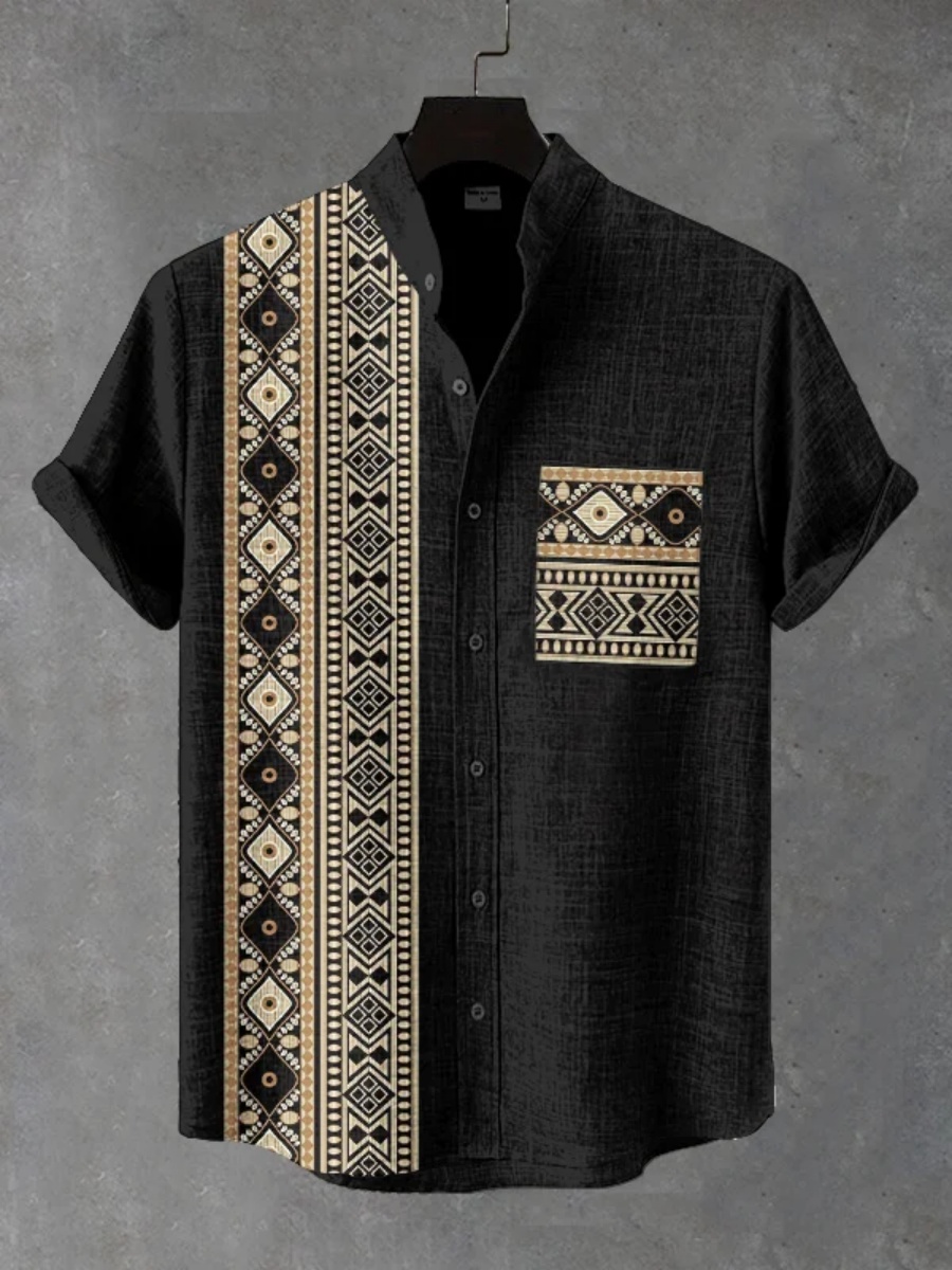 Men's Retro Ethnic Tribal Shor - огляд і ціна Men'S Ethnic Fashion Trends