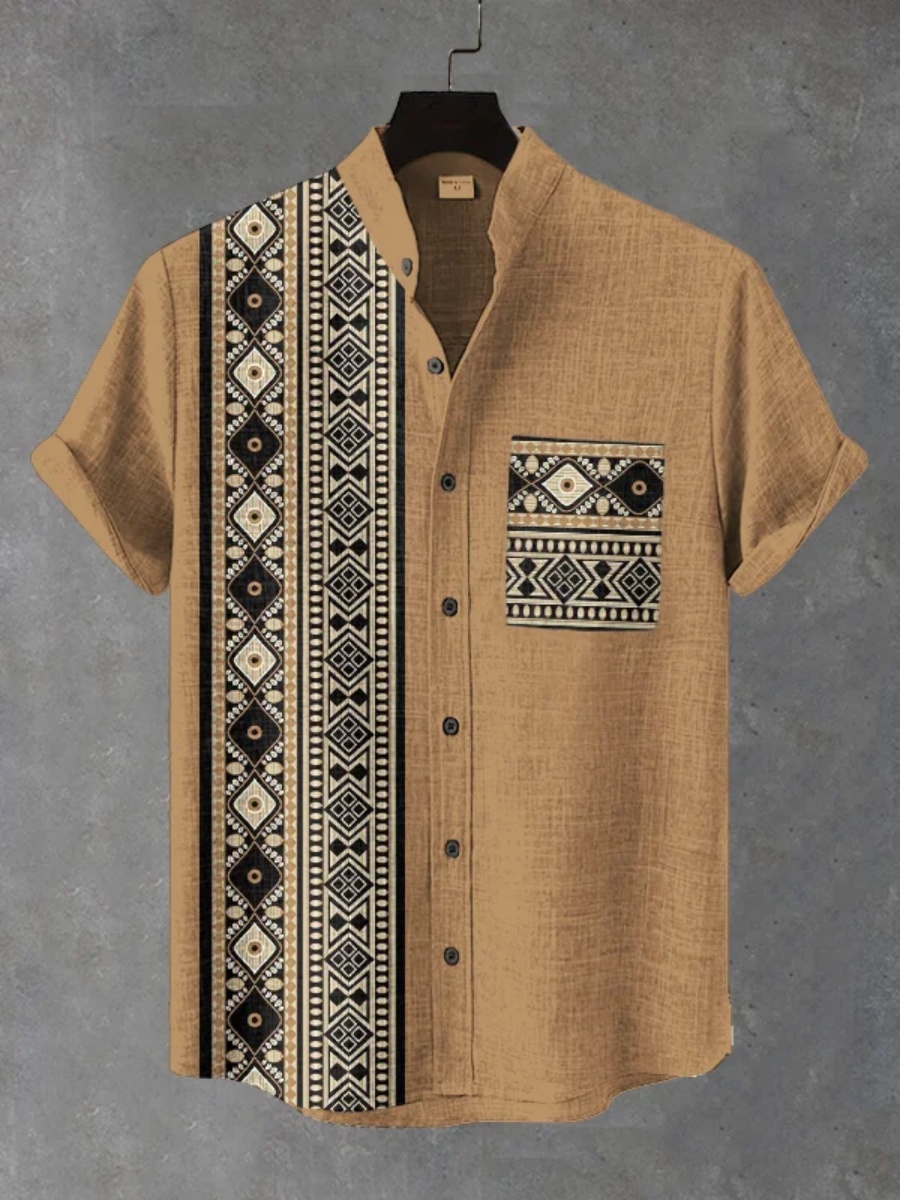 Men's Retro Ethnic Tribal Shor - огляд і ціна Men'S Ethnic Fashion Trends