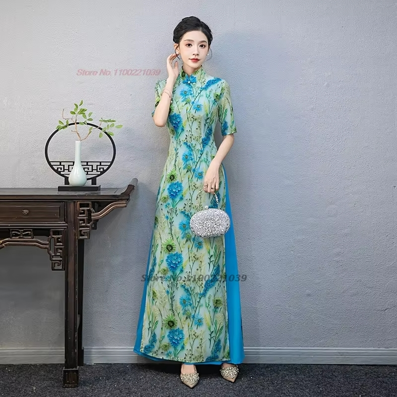 2026 vietnam aodai dress natio - огляд і ціна Ao Dai Vietnam Dress