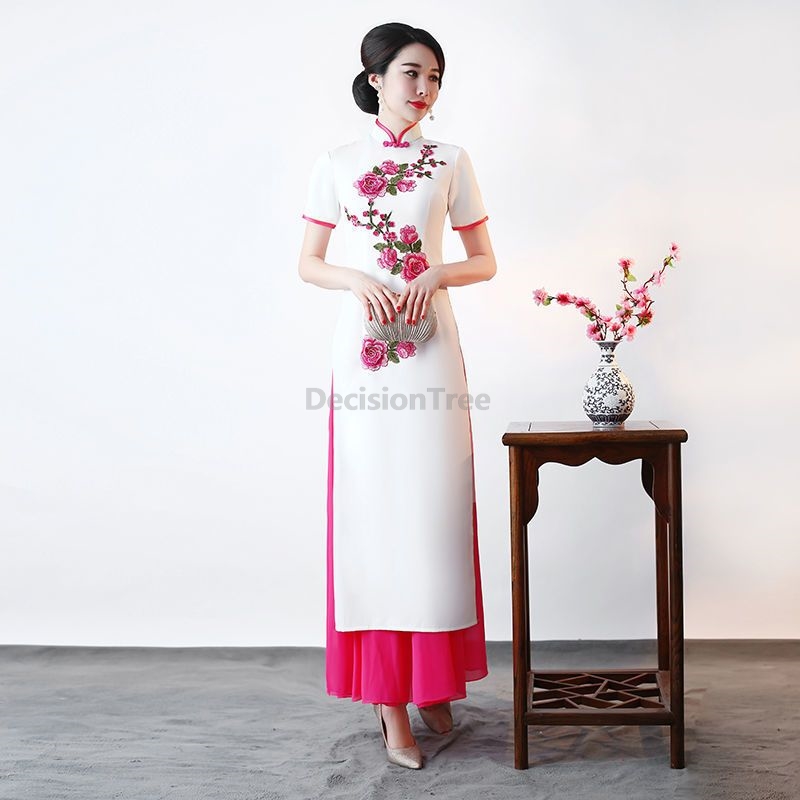2026 vietnam aodai vintage imp - огляд і ціна Ao Dai Vietnam Dress