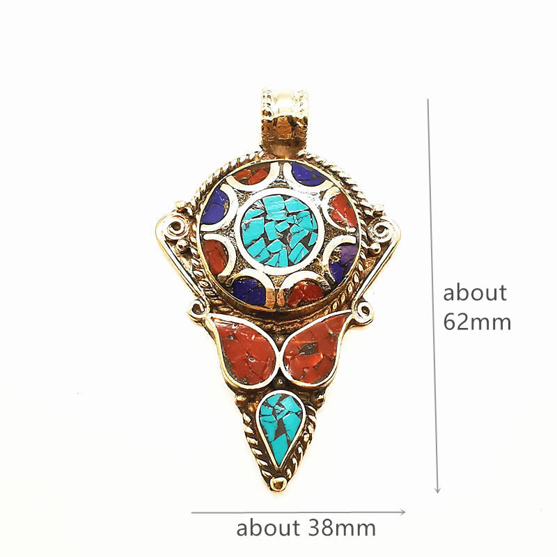 Nepal Hand Vintage Big Pendant - огляд і ціна Ethnic Fashion Com