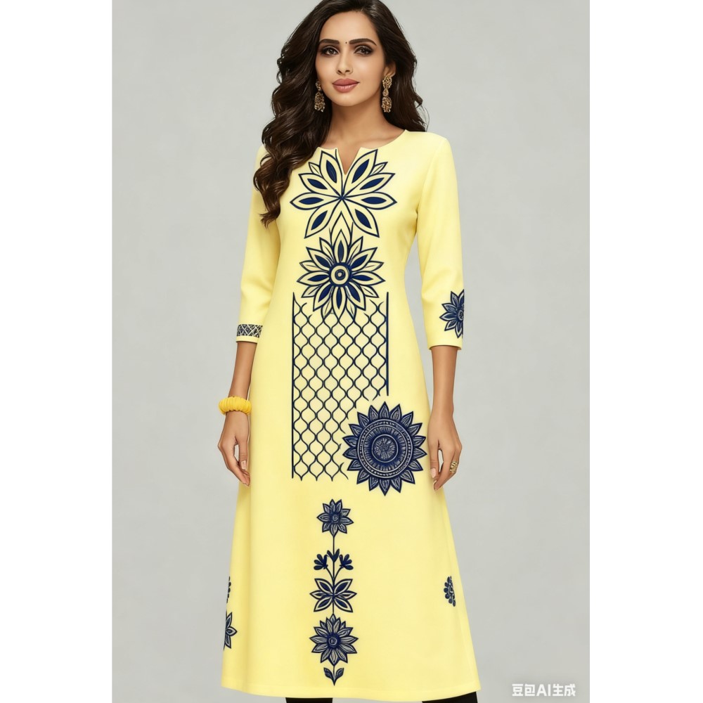 National style Women's Kurt Ca - огляд і ціна Ethnic Fashion Kurtis