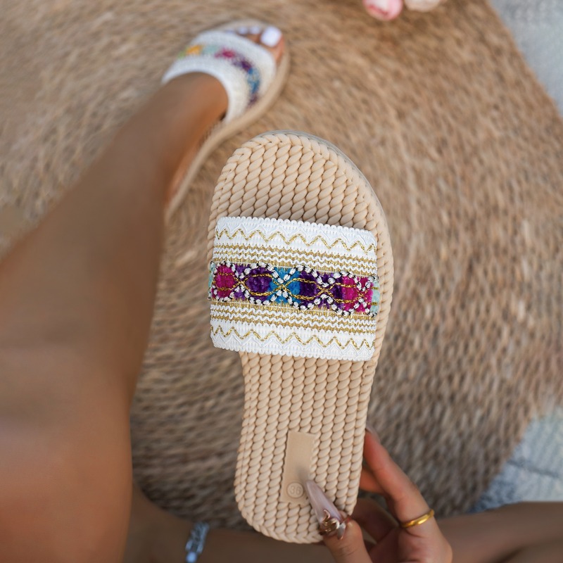 Women Slippers Outdoor Flat De - огляд і ціна Ethnic Fashion Designer