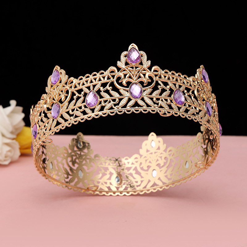 Round Wedding King Tiara Headp - огляд і ціна Ethnic Fashion Imports