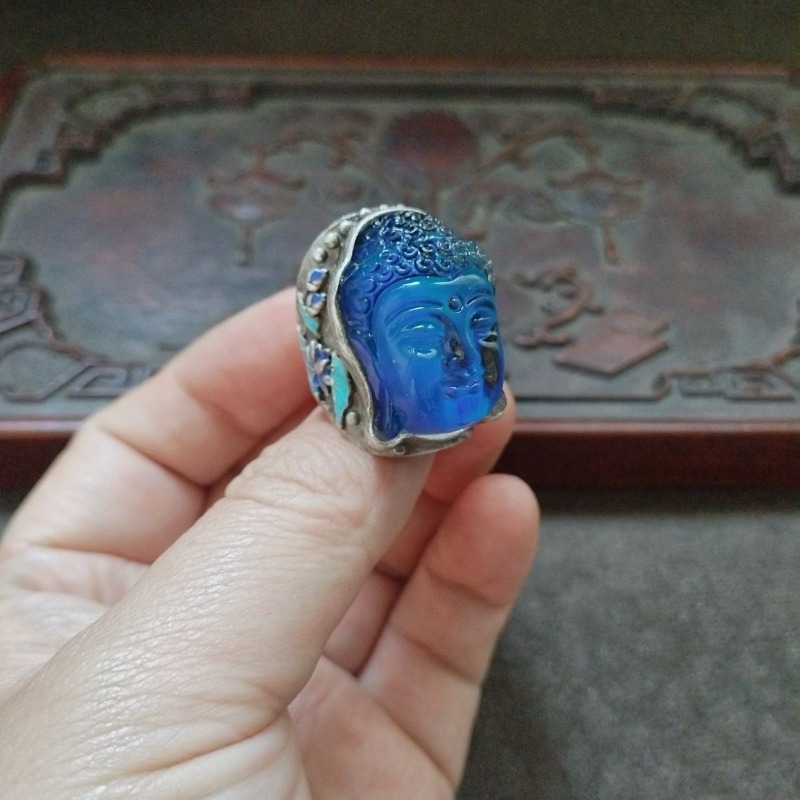 Vintage Import Buddha Head Rin - огляд і ціна Ethnic Fashion Imports