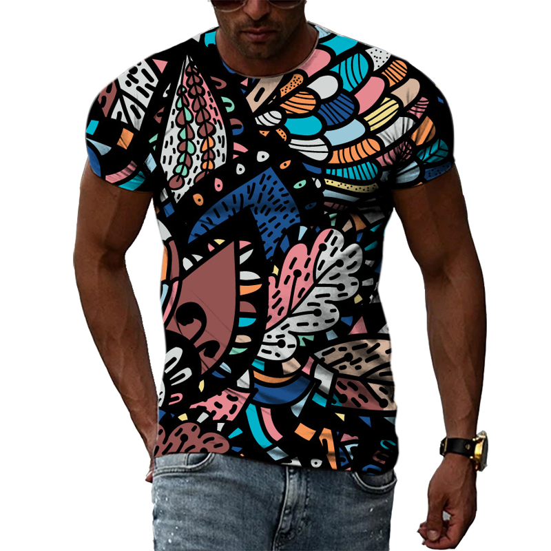 New 3D Fashion Ethnic Colorful - огляд і ціна Men'S Ethnic Fashion Trends
