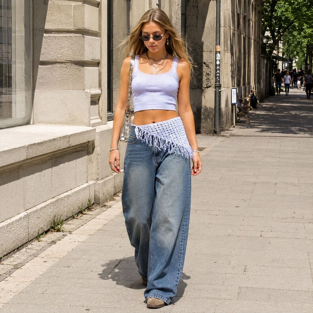 Fashion Tassels Fringe Waist B - огляд і ціна Y2K Ethnic Fashion