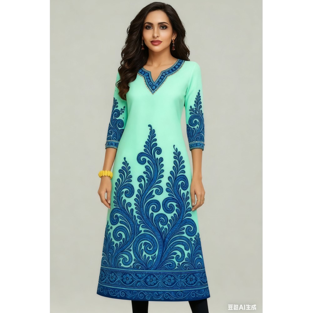 Muslim Kurt Flowers Women's Fa - огляд і ціна Ethnic Fashion Kurtis