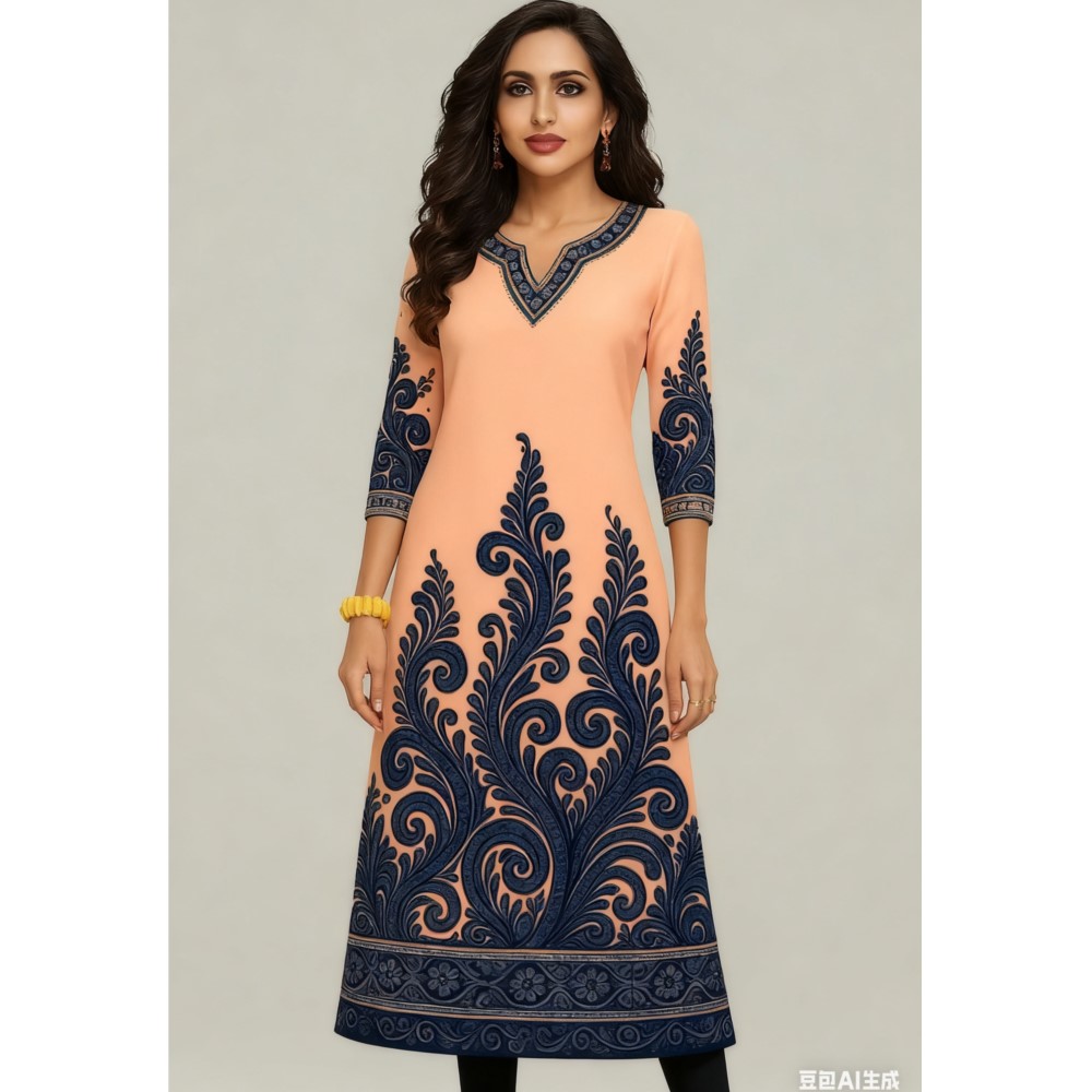 Muslim Kurt Flowers Women's Fa - огляд і ціна Ethnic Fashion Kurtis