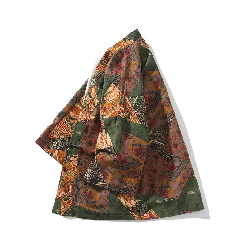 Ethnic Style Print Yukata Men  - огляд і ціна The Ethnic Fashion